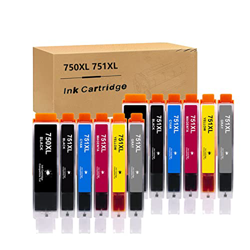 BAQU para Canon PGI-750XL CLI-751XL Cartucho de Tinta Uso Compatible con PIXMA MG5470 5670 6370 6470 6670 7170 6870 6370 7170 7570 8770 Impresoras 2-P características