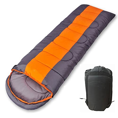 jucyuanhang Saco De Dormir, Saco De Dormir para Clima Cálido Y Frío Ligero Impermeable con Bolsa De Almacenamiento Que Se Puede Desplegar Completament