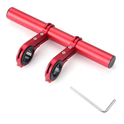 Genggeng Rejillas de Scooter de novelas Manillar Extensor Compatible con Xiaomi M365 Ninebot ES1 ES2 Soporte de Montaje de Doble extensión (Color : Re