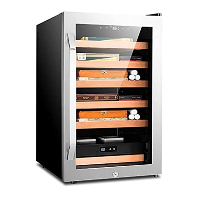 Humidores Gabinete Inteligente de Temperatura Constante para cigarros Estante de Madera de Cedro para cigarros de Oficina Sistema Inteligente de Humed