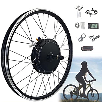 Ben Zhan Kit De Conversión De Bicicleta Eléctrica 20", 24", 26", 27,5", 28", 29", 700c Rueda Delantera Kit De Conversión De Bicicleta Eléctrica Kit De