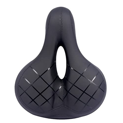 TYTbygml Cómodo Asiento de Bicicleta Ancho, Asientos de Bicicleta Extra cómodos para Hombres, Asiento de Bicicleta Apto para la próstata, Cojín para A