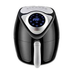 Air Fryer Oil-Free Touch Screen Precision LED Large Screen Smart Menu One-Button Start Non-Stick Pan Convenient Cleaning Safety Protection en oferta