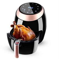 Black 1500W Air Fryer Oil-Free Electric Oven Electric Oven for Grilling and Heat Preservation LED Touch Screen Home Automatic Fries Machine. precio