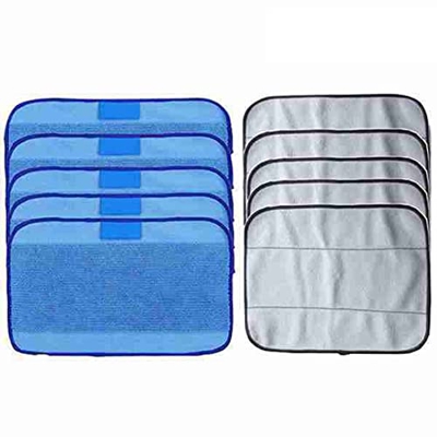 coserori 10 Piezas Robot de Barrido Trapos HúMedos y Secos Trapeador para Irobot 308T / 320/4200 / 5200C Accesorios de Robot de Limpieza de Suelos