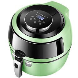Green Air Fryer Oil-Free Electric Fry Basket with LED Digital Touch Screen and Automatic Shutdown Function Non-Stick Coating Visual Household Fryer. en oferta