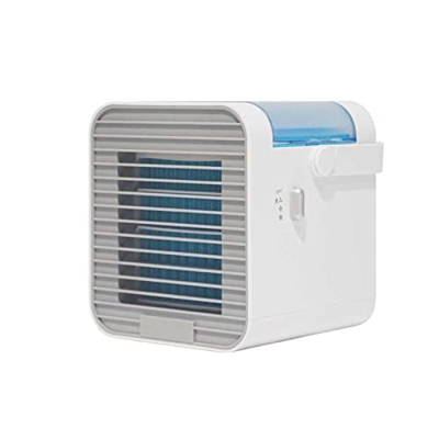 Aire Acondicionado portátil, Ventilador de nebulización Mini humidificador, USB Ventilador de refrigeración de Escritorio Caja de Hielo incorporada, D