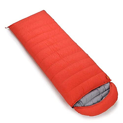 CIYAZA Saco de Dormir Saco de Dormir al Aire Libre para Las Cuatro Estaciones Saco de Dormir Ultraligero Saco de compresión (Orange400)