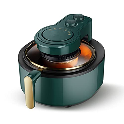 Smoke-Free Electric Fryer Air Fryer 6 Litre Deep Fat Fryer with Viewing Window Adjustable Temperature Controls for Fried Chicken French Fries Sweet Po