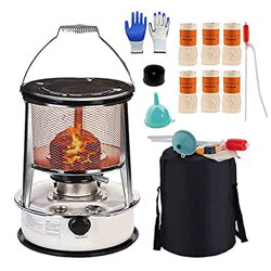 Joyyoq Calentador De Estufa De Queroseno Portátil De 4,6 L/6 L para Interior/Exterior, Quemador De Queroseno Compacto No Eléctrico 10000 BTU para Acam precio