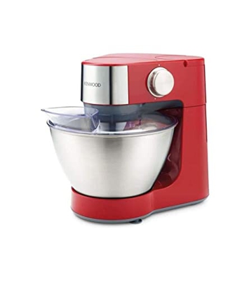 Kenwood KM280RD - Robot multifunción Kenwood Prospero – Bol de acero inoxidable 4.3 L – Control de velocidad variable – K-batidor, color rojo