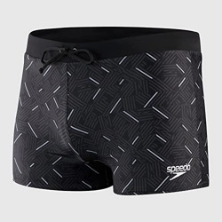 Speedo Valmilton Aquashort de Hombre, Negro/Gris, 30 (ES 75 CM) precio