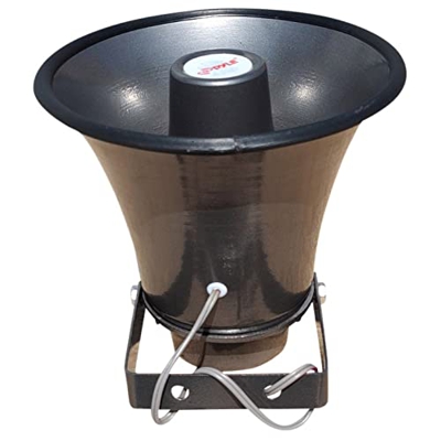 1 Pyle Home PHSP8K Altavoz de bocina Gris megáfono para Interior y Exterior 50 vatios MAX impedancia 8 ohmios para Locales comerciales domésticos, 1 P