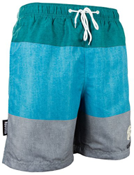 Guggen Mountain Banador de Natacion para Hombre Traje de Bano Rayas Deportivos Short para Natacion Playa Piscina Gris XL características