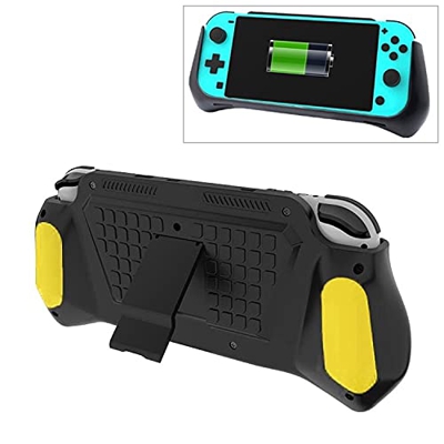 MAOSU Funda protectora de batería con clip trasero para Switch Lite (azul) (color: amarillo)