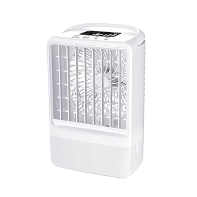 Aires acondicionadores portátiles, mini aire acondicionado anti-lisa portátil AC, 3 Velocidades tranquilas enfriador de aire evaporativo con temporiza
