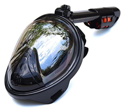 KITZIT Gafas de Buceo máscaras de Buceo con máscara de Snorkel Mete (Color : Black, Size : S-M) precio