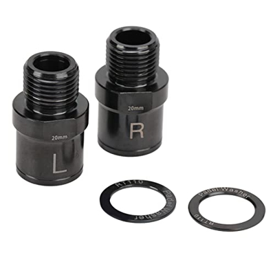 TeamSky Extensores de Pedal de pie Extensor de Pedal de Bicicleta Pedal de Bicicleta de aleación de Titanio Husillo extendido para Bicicleta de montañ