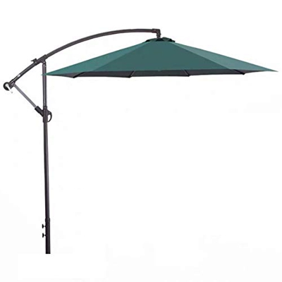 Parasol Sombrilla de playa 3.0M Patio Jardín Al aire libre Sombrilla Sombrilla, Voladizo Colgante 8 Costillas Toldo en aluminio Anti-UV Sol para playa