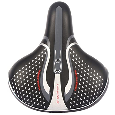 TYTbygml Cómodo cojín para Asiento de Bicicleta, Asiento Ancho, Suave, Que Absorbe los Golpes, Asiento de Bicicleta ergonómico, Asiento de Bicicleta d