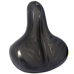 TYTbygml Cómodo Asiento de Bicicleta, Cómodo Asiento de Bicicleta estática para Hombres y Mujeres, Sillín de Bicicleta de Gran tamaño, Asientos de Bic en oferta