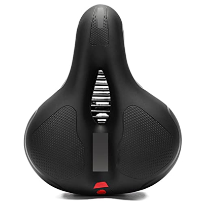 TYTbygml Asientos de Bicicleta para Comodidad Hombres Mujeres, Asiento de Bicicleta con Doble Bola amortiguadora de Espuma viscoelástica Resistente al
