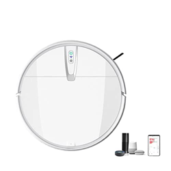 KDDFN Aspiradoras y escobas eléctricas Robot Aspirador Navegación giroscópica 2000Pa Succión WiFi App Control Smart Auto Sweep Dust Mopping Wash Floor características