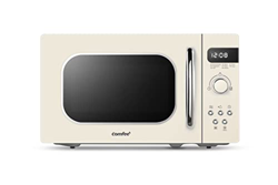 Comfee Microondas CMSRO 20 Di Cr retro con 8 menús automáticos, 5 niveles de potencia, botón de cocción express, botón de cocción express, 20 L, 800 W en oferta