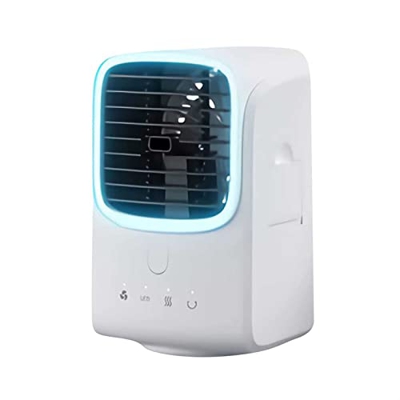 Ventilador de enfriamiento portátil,USB Ventilador de Aire Acondicionado Personal con 3 velocidades, Enfriador de Aire, Ventilador de Unidades pequeña