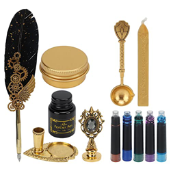 Pasamer Juego de Pluma estilográfica, bolígrafo de Acero Inoxidable, Sello Comercial con Barniz al Fuego para Personas Mayores para Parejas SP287901 + características