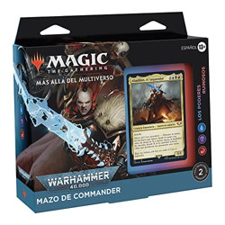 Magic The Gathering Más allá del Multiverso: Warhammer 40,000 Mazo de Commander, de Los Poderes Ruinosos, Versión en Español precio