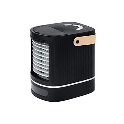 Enfriador de Aire evaporativo for habitación, Ventilador de enfriamiento de Aire Acondicionado Personal con Mango cómodo, 7 Color de luz, Aire Acondic