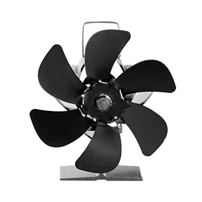 SF105S Chimenea de Aluminio Calor Power Fan 6 Blades Air Circulatio
