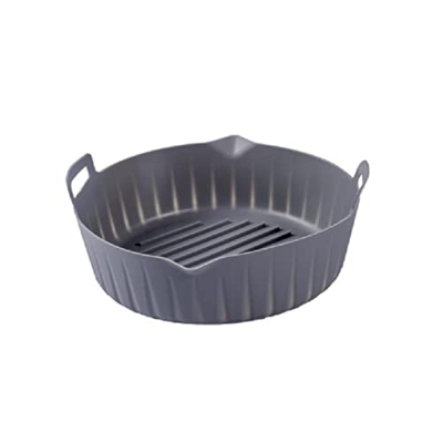 Freidora de aire reutilizable Liner de silicona de alimentos Accesorios de freidores de aire de forma redonda 4 colores Elija para freidoras de aire U