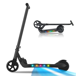 HST Patinete Eléctrico para Niños 4 a 12 Años, Motor 200W Scooter Kickscooter Plegable hasta 6 km/h, 7" Ruedas características