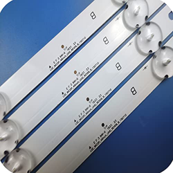 YAKESTYLE Piezas reemplazables- Juego de 8 Tiras LED compatibles con LG 49 TV 49UF6400 49UF6407 49LF510V 49UF640V NC490DUE-SADP2 LGE-WICOP-49INCH-UHD- en oferta