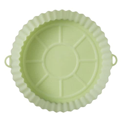 XINXI 20 cm freidoras de aire horno bandeja para hornear pizza frita cesta de pollo estera Airfryer olla de silicona redonda replacemen parrilla acces en oferta