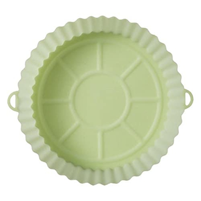 XINXI 20 cm freidoras de aire horno bandeja para hornear pizza frita cesta de pollo estera Airfryer olla de silicona redonda replacemen parrilla acces