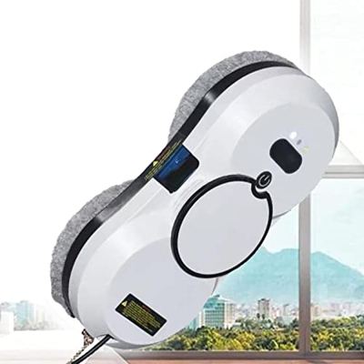 USGitke Robot Limpiacristales,Robot Limpieza De Ventanas Automático Sistema De Seguridad Navegación Inteligente,para Limpieza De Cristale-White