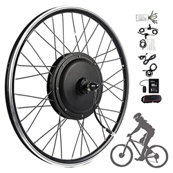 SXFYHXY Kit De Conversión De Bicicleta Eléctrica De 20"/24"/26"/27,5"/28"/29", Kit De Motor De Cubo Potente De Bicicleta Eléctrica De Rueda Trasera De características