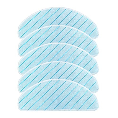 Dedbol Almohadilla de mopa Lavable de 5 uds for Deebot Ozmo T9 AIVI T9 Pro T9 MAX T9, aspiradora Robot, Trapo, repuestos, paño de mopa