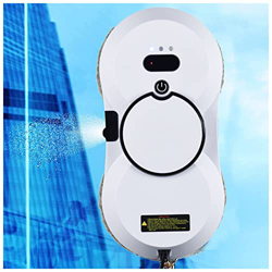 ATRNA Robot Limpiacristales Ventana, Robot Limpiacristales Automático Inteligente Sensores Reconocimiento de Superficies y Bordes-White precio