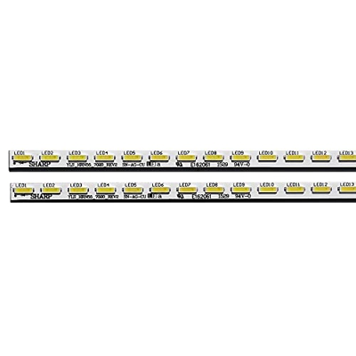 YAKESTYLE Piezas reemplazables- 2 uds/Kit de Tiras LED compatibles con Sony TV KD 55X8507 KD 55X8507C KD 55X8508 KD 55X8508C SYV5541 YLS HRN55 7020 V1