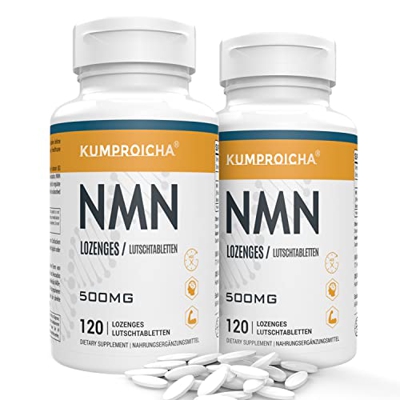 NMN 500mg comprimidos sublinguales, 120 comprimidos por frasco, de acción rápida y máxima absorción Suplemento de mononucleótidos de nicotinamida NAD