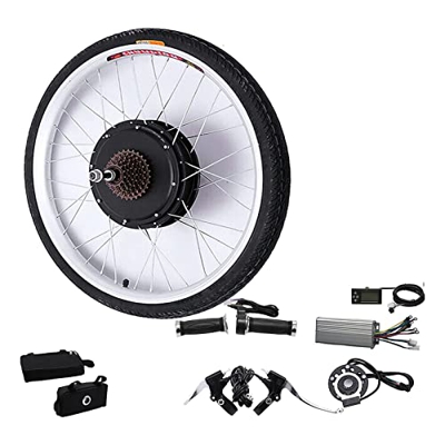 SXFYHXY Kit De Conversión De Bicicleta Eléctrica De Rueda Trasera De 26 Pulgadas, 48 V/1000 W Juego De Motor De Cubo De Bicicleta Eléctrica, con Contr
