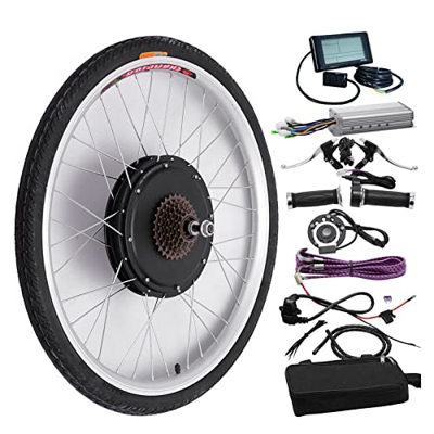 SXFYHXY Kit De Conversión De Bicicleta Eléctrica De 48V 1000W 28", Kit De Motor De Cubo Potente De Bicicleta Eléctrica De Rueda Trasera/Delantera con 