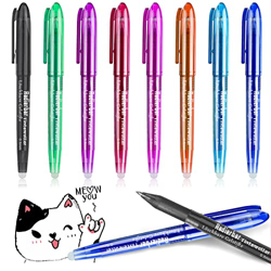 8 bolígrafos borrables de 0,5 mm, bolígrafos de tinta borrables para niños para estudiantes y adultos en oferta