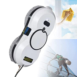 USGitke Robot Limpiacristales,Robot De Limpieza De Ventanas Eléctrico Totalmente Automático,para El Hogar para Azulejos De Vidrio Limpieza De Baños-Wh en oferta