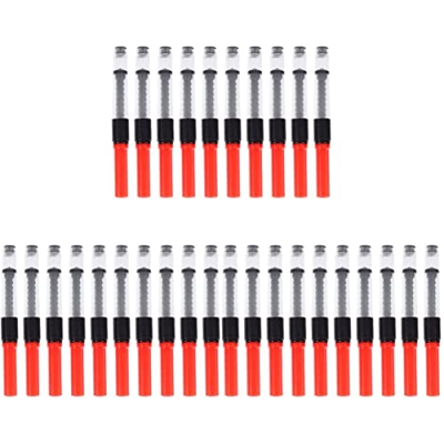 NUOBESTY 30 Piezas de Asistente Escolar Clásico Tipo de Herramienta Cartuchos de Émbolo Tinta Absorbente Universal para Estudiantes Dispositivo de Rot