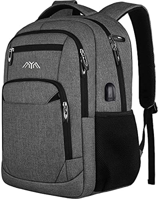 Mochila escolar juvenil M?dchen Teenager, mochila escolar portátil mochila f ̈1r hombre mujer Daypacks Business mochila con USB